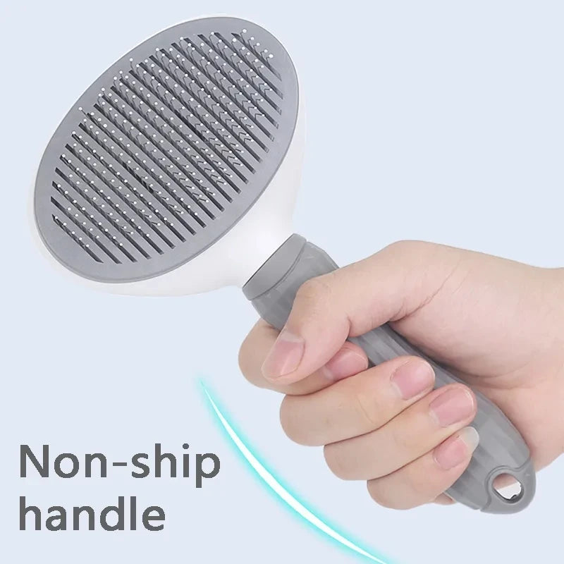 AUSLITH FurGlide  Self-Cleaning Slicker Brush for Cats & Dogs