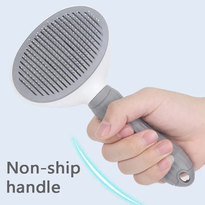 AUSLITH FurGlide  Self-Cleaning Slicker Brush for Cats & Dogs