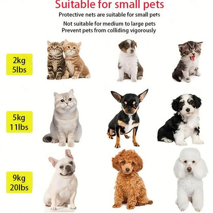 AUSLITH FlexiGate  No-Drill Retractable Dog & Cat Gate, Mesh Fence