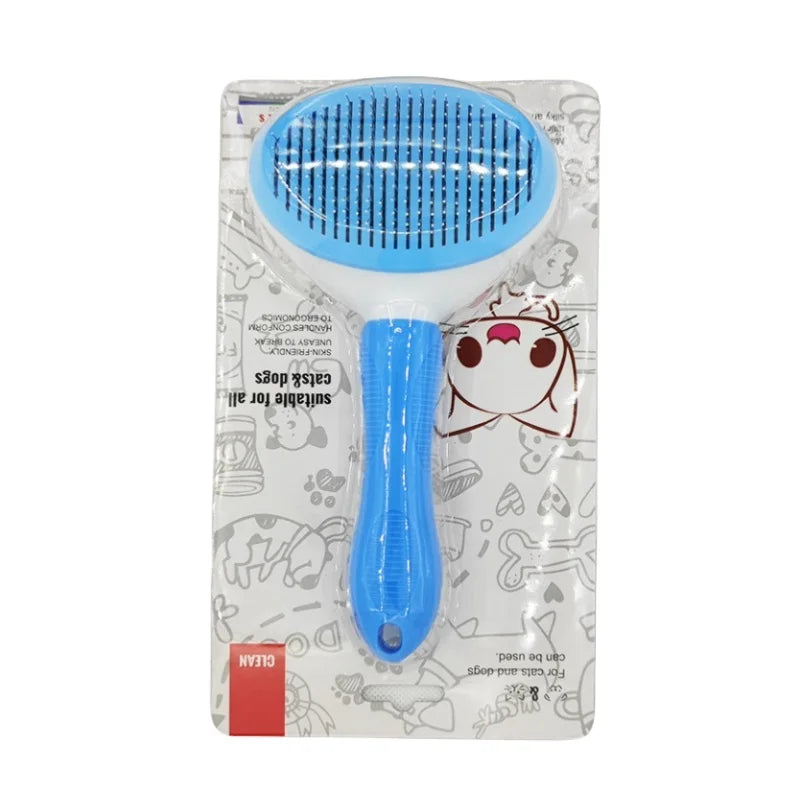 AUSLITH FurGlide  Self-Cleaning Slicker Brush for Cats & Dogs
