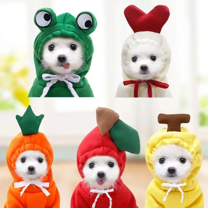 AUSLITH PupHood Warm Dog Hoodie for Small Dogs & Puppies