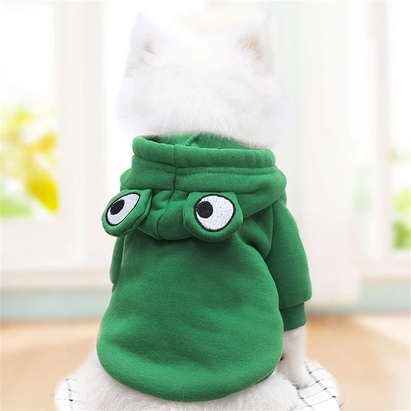 AUSLITH PupHood Warm Dog Hoodie for Small Dogs & Puppies