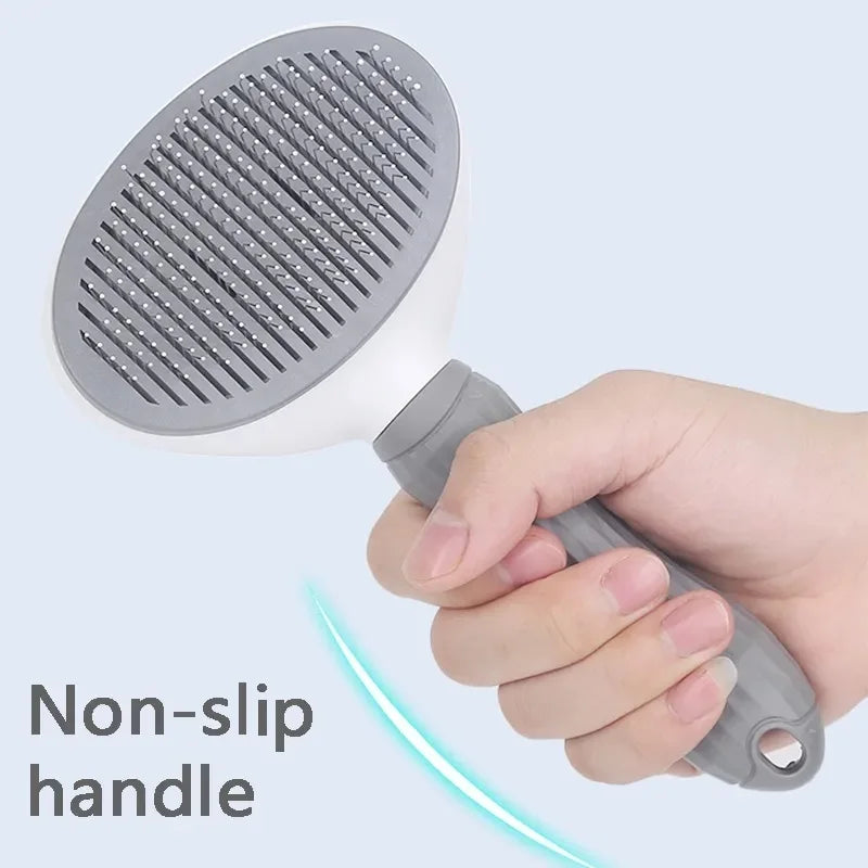 AUSLITH FurGlide  Self-Cleaning Slicker Brush for Cats & Dogs