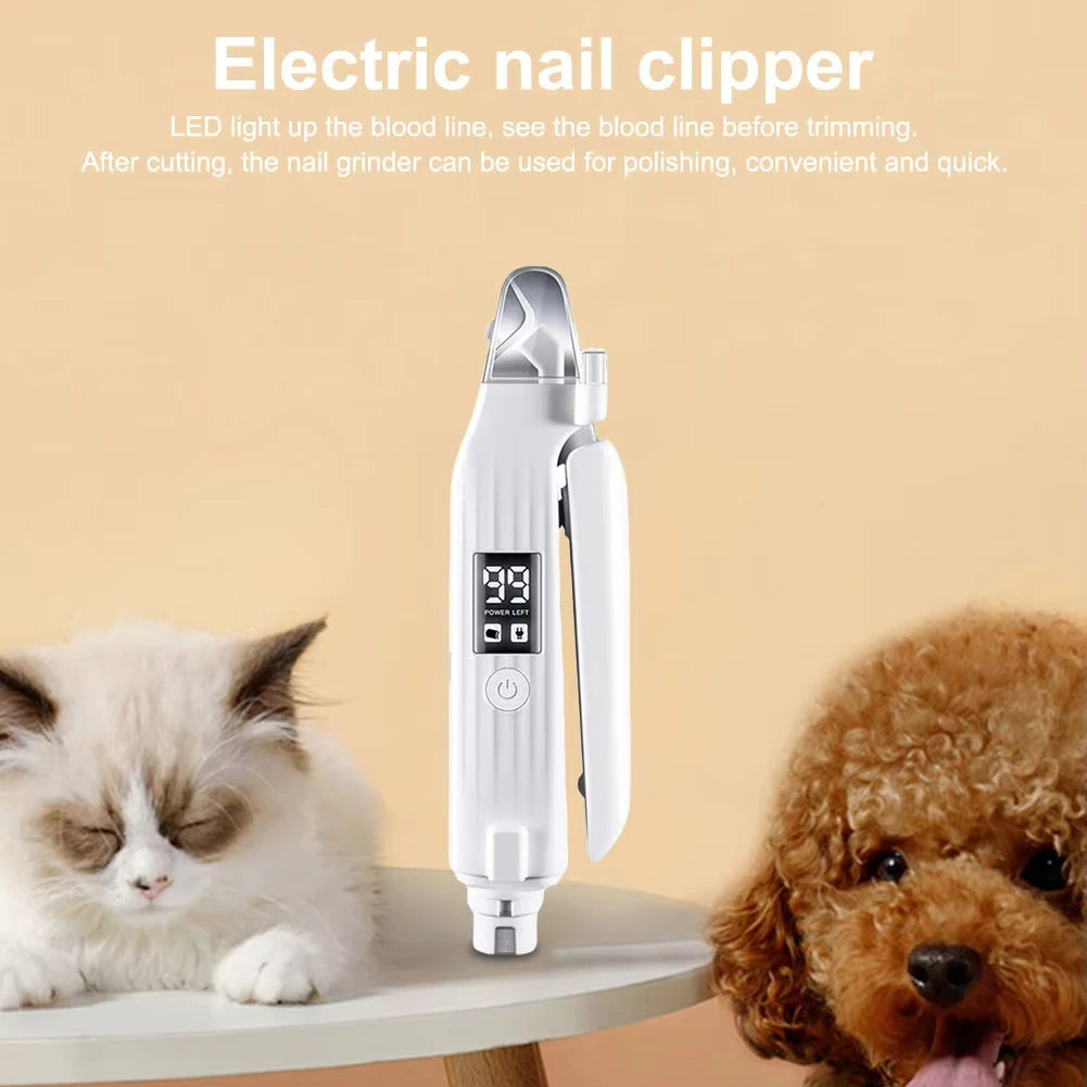 AUSLITH PawTrim 2 in 1 Electric Pet Nail Trimmer & Grinder