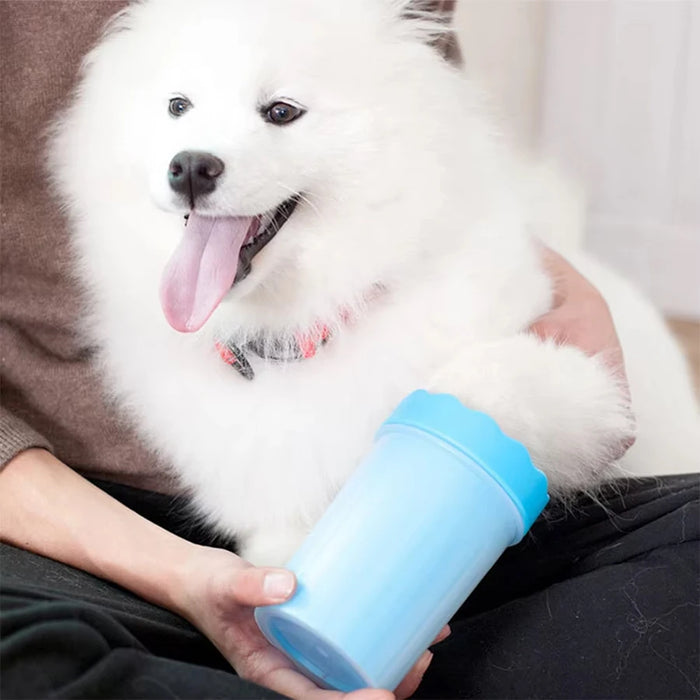 AUSLITH CleanPaw Muddy Paw Cleaner Cup with Silicone Brush