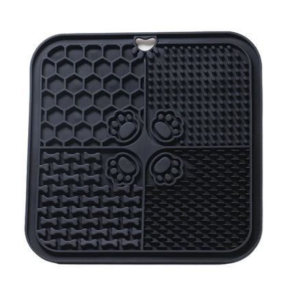 AUSLITH LickEase Silicone Slow Feeder Lick Mat for Dogs & Cats