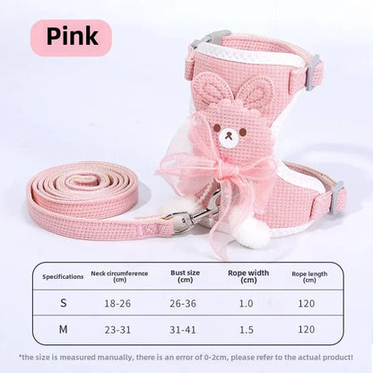 AUSLITH VestWalk – Adjustable Cat Harness & Leash Set, Breathable