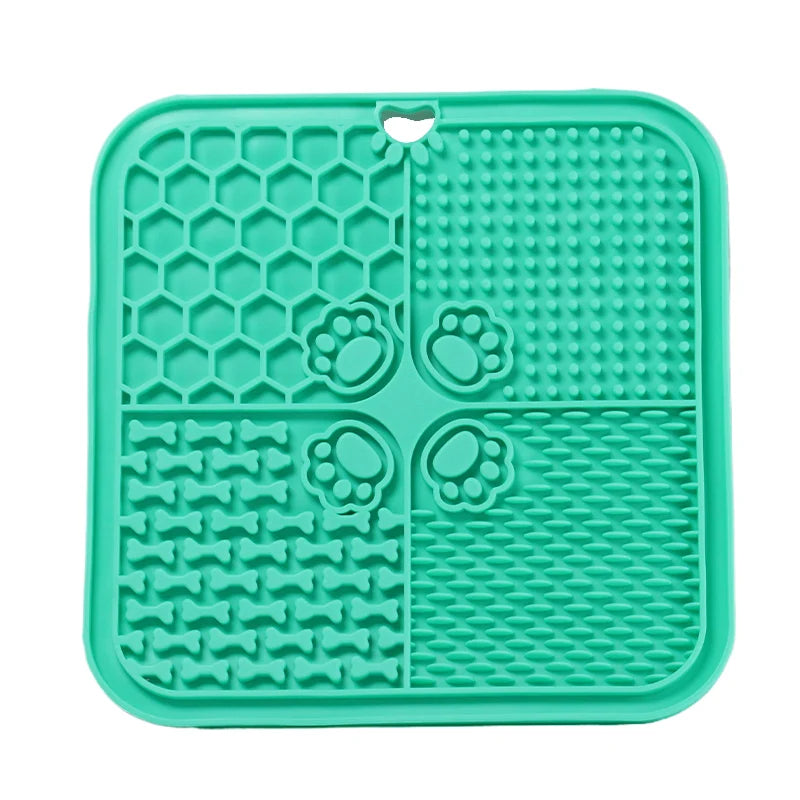 AUSLITH LickEase Silicone Slow Feeder Lick Mat for Dogs & Cats