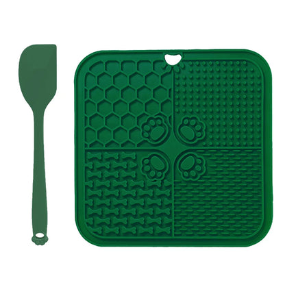AUSLITH LickEase Silicone Slow Feeder Lick Mat for Dogs & Cats