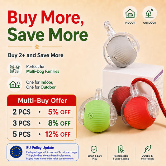 AUSLITH RollPup – Interactive Auto-Moving Dog Ball