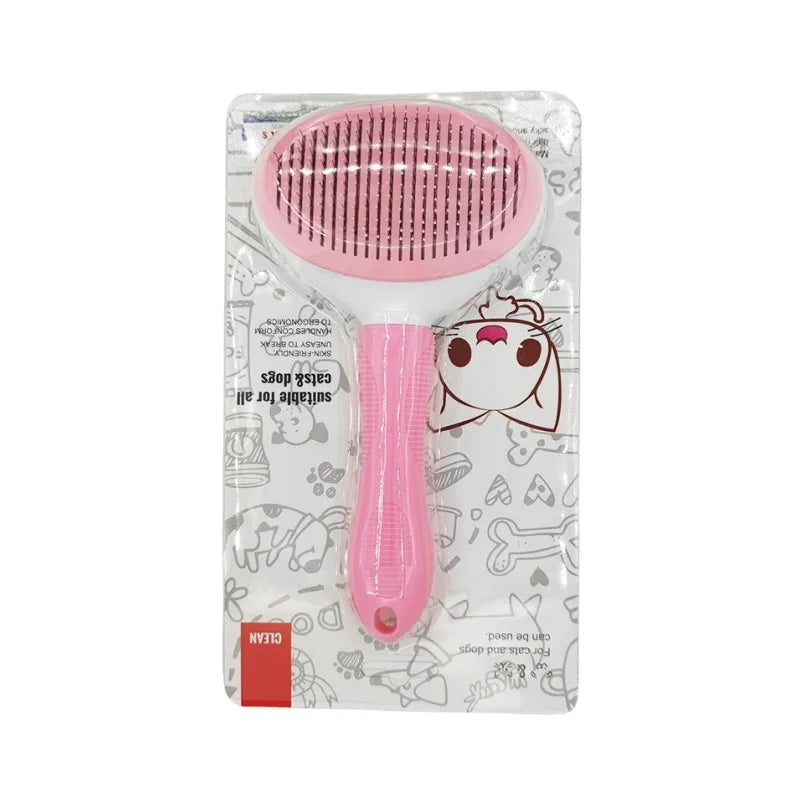 AUSLITH FurGlide  Self-Cleaning Slicker Brush for Cats & Dogs
