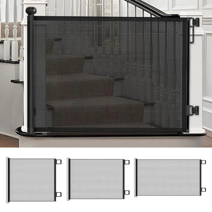 AUSLITH FlexiGate  No-Drill Retractable Dog & Cat Gate, Mesh Fence