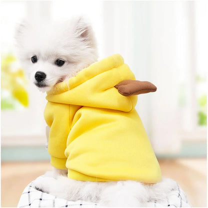 AUSLITH PupHood Warm Dog Hoodie for Small Dogs & Puppies